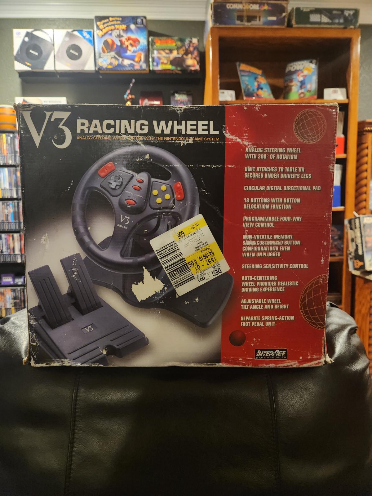 InterAct V3 Racing Wheel - Nintendo 64