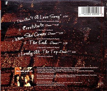 BON JOVI  THIS AIN'T A LOVE STORY   CD-5 - CD