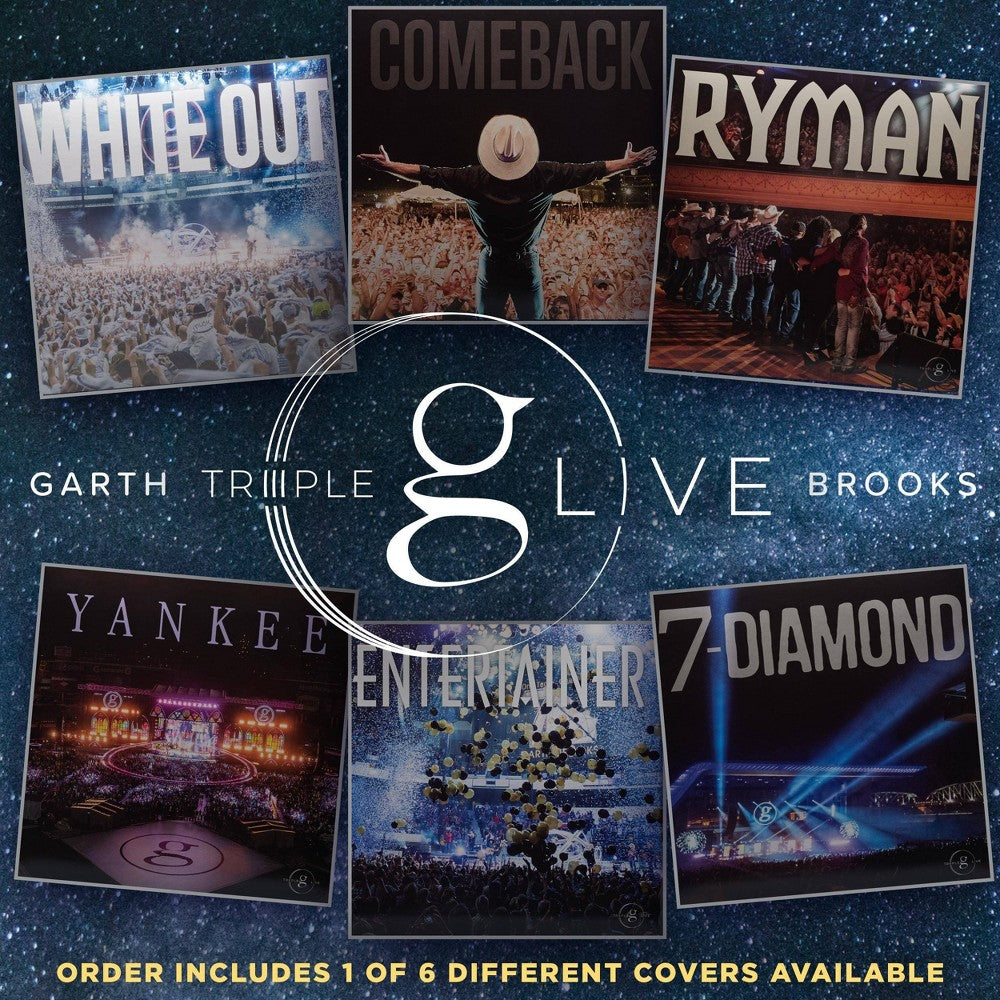 GARTH BROOKS-TRIPLE LIVE VG-VG - VINYL
