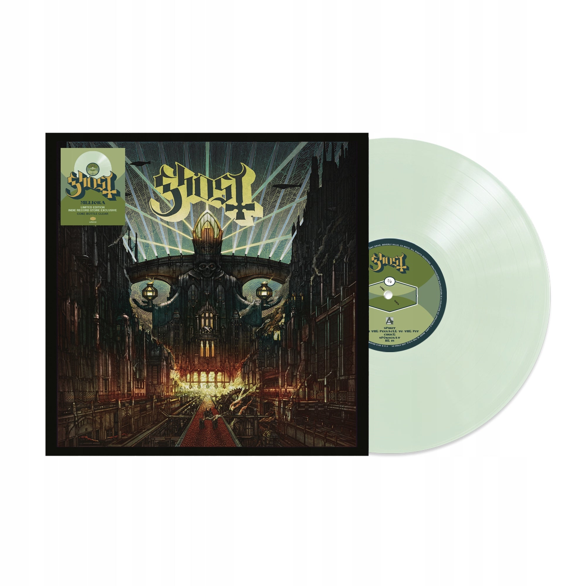 Ghost - Meliora (Coke Bottle Green, Clear Vinyl) - VINYL