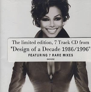 JANET JACKSON  DESIGN OF DECADE 1986-1996 - CD