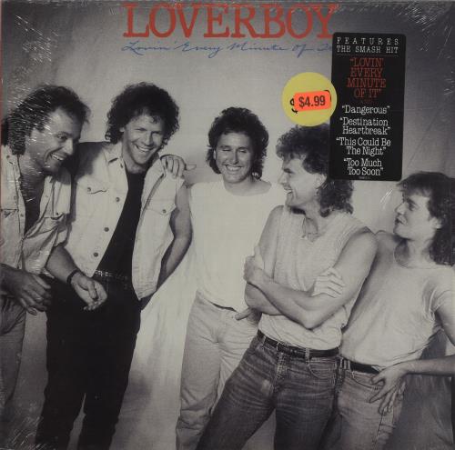 LOVERBOY LOVIN' EVERY MINUTE VG-GD - VINYL