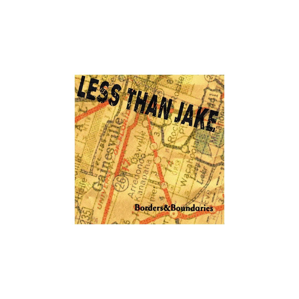 Less than Jake Borders & Boundaries 25th Anniversary - Yellow - VINYL