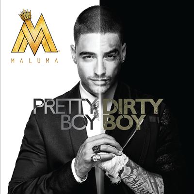 Maluma - Pretty Boy, Dirty Boy (BLACK AND WHITE VINYL) VG-VG - VINYL