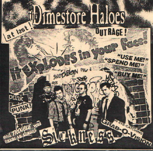 Bladder Bladder Bladder / The Dimestore Haloes VG VG - 45 EP