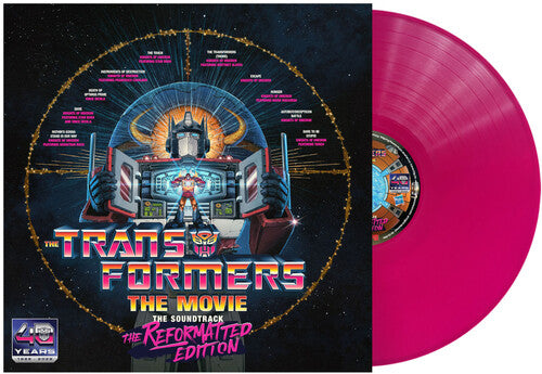 The Transformers  The Movie, The Soundtrack, The Reformatted Edition (Colored Vinyl, Pink) - VINYL